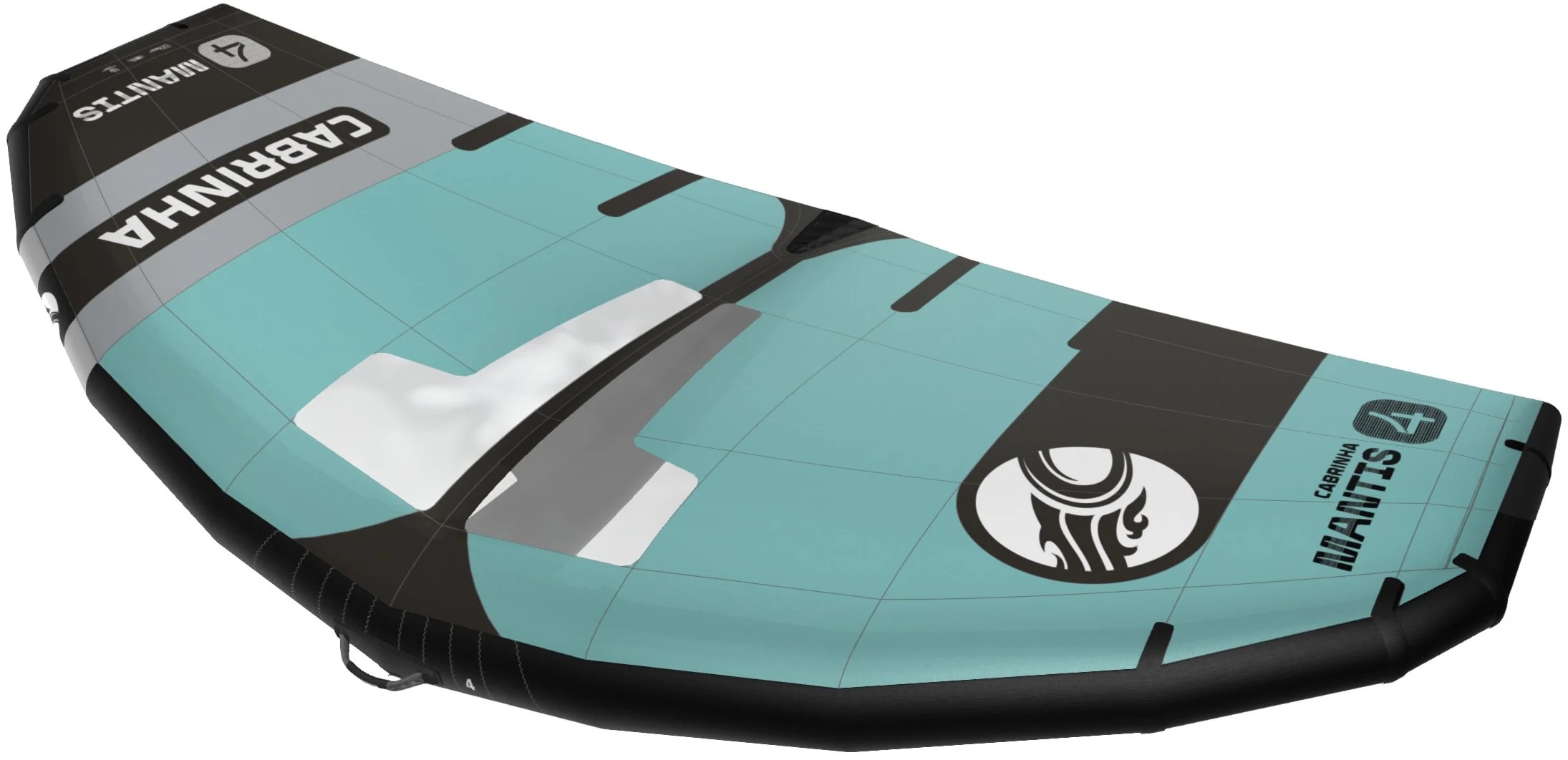 Vue de dessus de l’aile wing foil Cabrinha Mantis 2025, design rigide et performance élevée