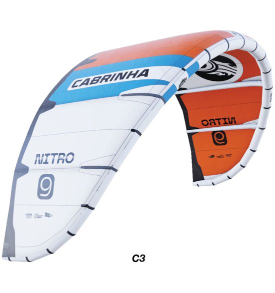 Cabrinha Nitro Apex 2025 kite orange and white