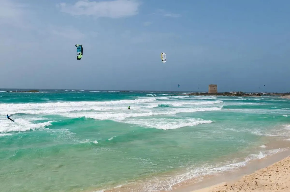 Kitesurf a Porto Cesareo, Puglia