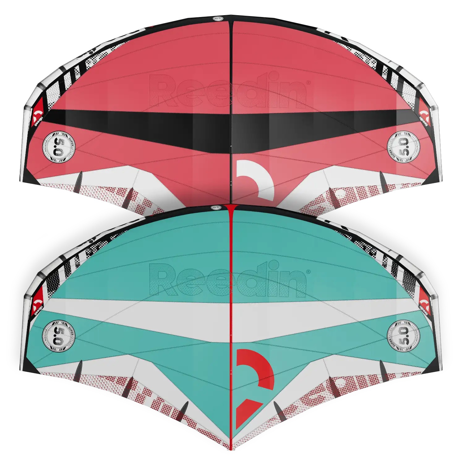 Ailes Reedin SuperNatural 2025 en deux couleurs, design polyvalent wing foil