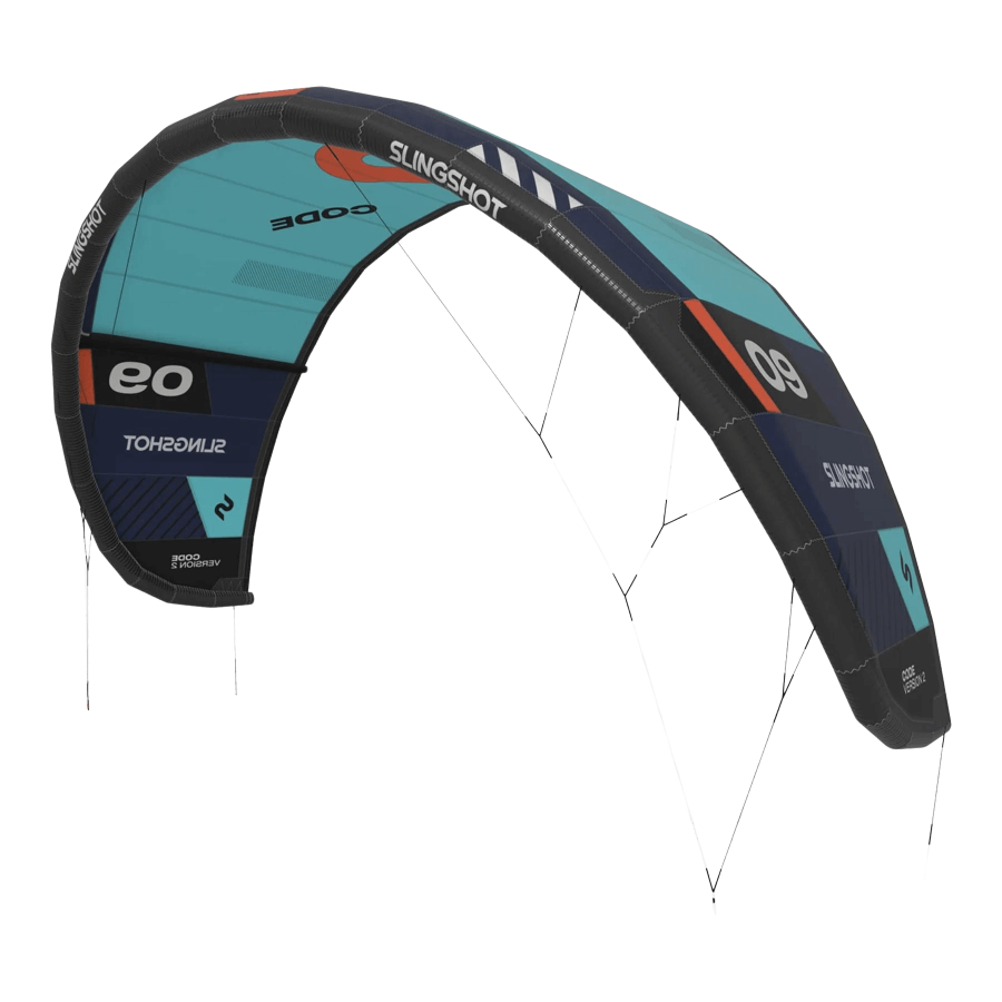 cometa Slingshot Code V2 azul y negra